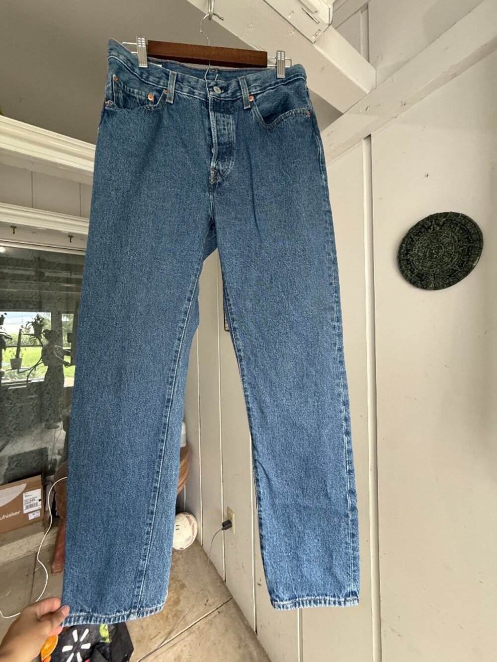 Levi's Premium 501 Original Jeans Women's W29 L32 Button Fly Straight Leg